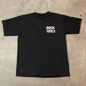 Vintage 1990s Rock 102.1 Rocks San Diego Single Stitch T-shirt